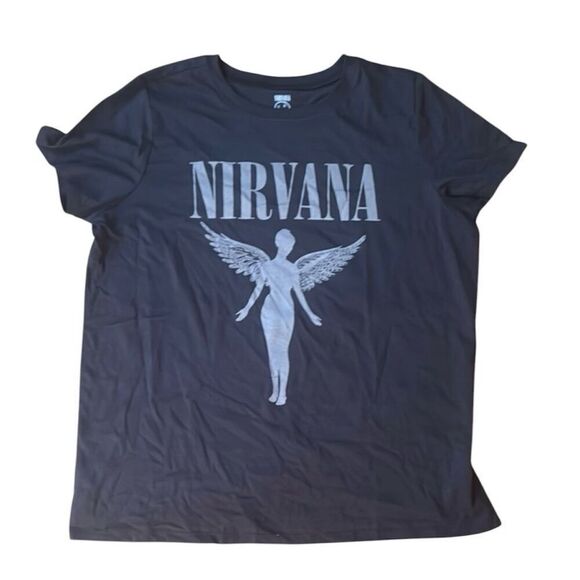Nirvana In Utero Angel Tour Reprint Band Shirt - Picture 1 of 2